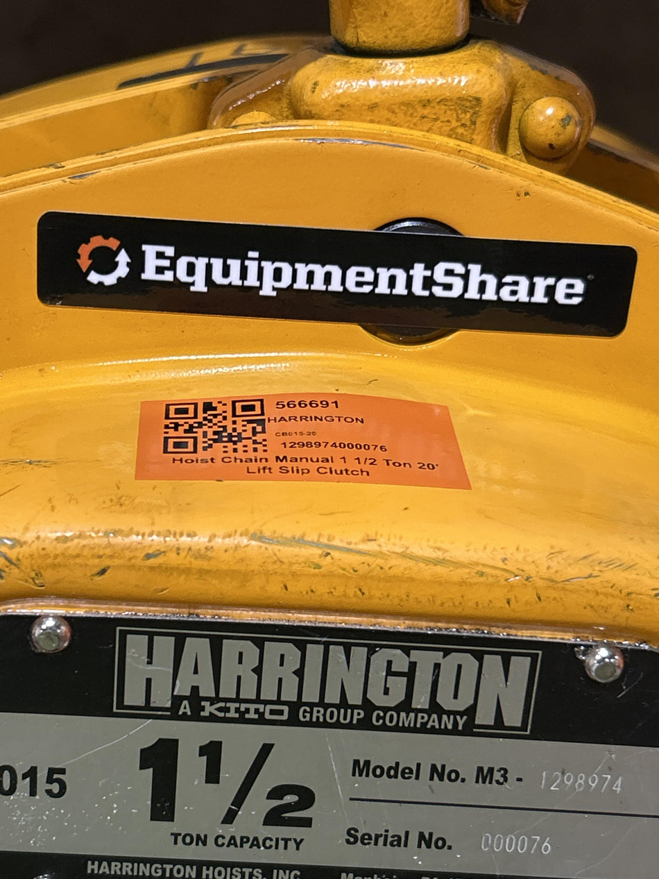 2025 HARRINGTON CB015-20