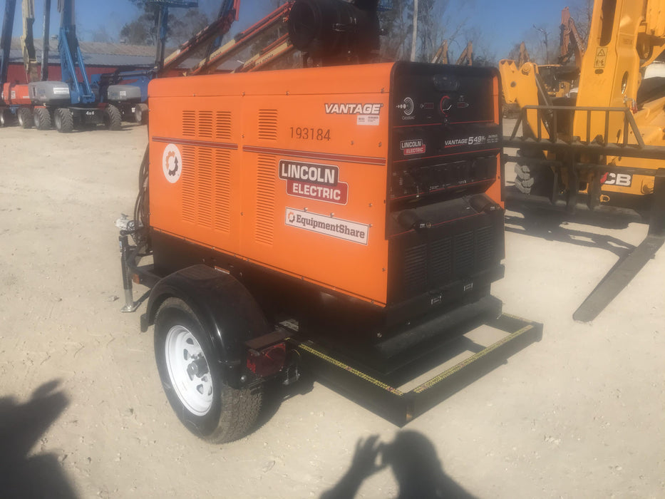 2021 Lincoln Electric Vantage 549X Ready Pak 3, ORANGE (includes trailer, cable rack, fender light kit)