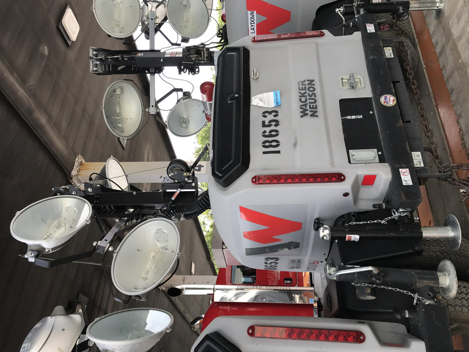 2018 Wacker Neuson LTV6L-MH Wacker Neuson LTV6L Mobile Light Tower w/Fuel Level Sensor Installed