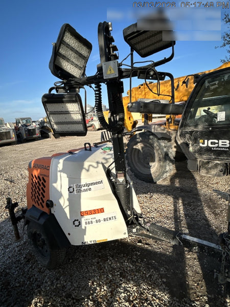2024 Generac MLT2 Diesel, Flex Switch 120V Input, Powerzone Controller, 
(4) 320W LED Lights, 4kW Generator, 39.9 Gal Fuel Tank, 2" Ball, T3
