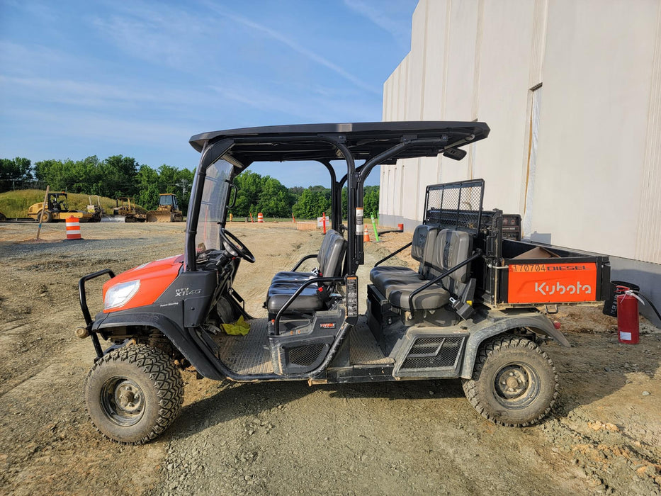 2021 Kubota RTV-X1140W-H Plastic Canopy, Windshield Acrylic Clear, LED Strobe Light, Wire Harness Kit, Back up Alarm