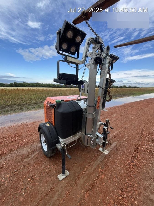 2024 Wanco WLTT-4MM4K Diesel, Deep Sea Controller, Shore Power Plug, Auto Start, (4) 350W LED Floodlights, 4kW Generator, 60 Gal Fuel Tank, 2" Ball, T3