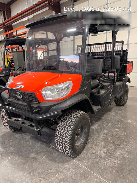 2020 Kubota RTV-X1140W-H Canopy, 4-Seater, Diesel, Windshield Acrylic Clear, LED Strobe, Backup Alarm