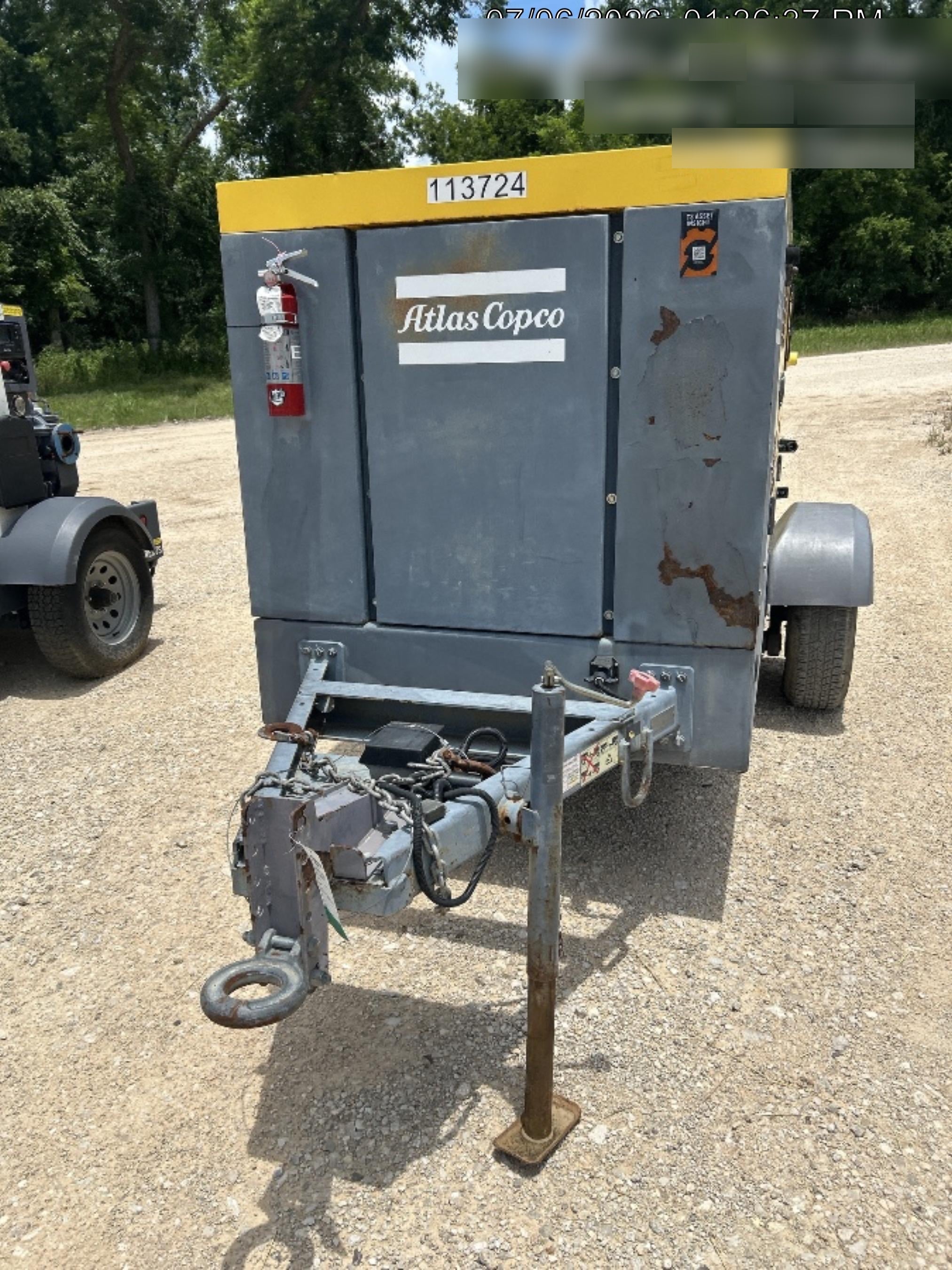 2020 ATLAS COPCO PAS 150 HF CS Enclosed