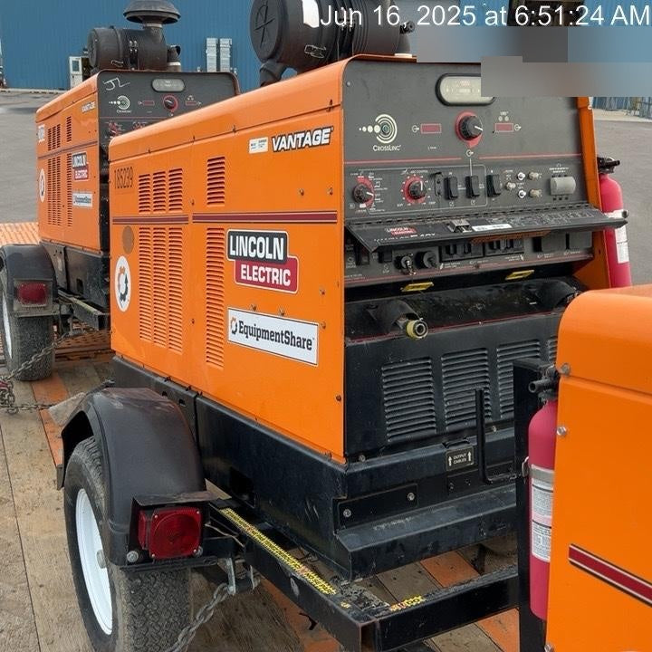 2021 Lincoln Electric Vantage 549X Ready Pak 3, ORANGE (includes trailer, cable rack, fender light kit)
