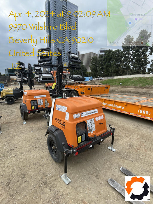 2023 Generac MLT2 Diesel, Flex Switch 120V Input, Powerzone Controller, (4) 320W LED Lights, 4kW Generator, 39.9 Gal Fuel Tank, 2" Ball, T3