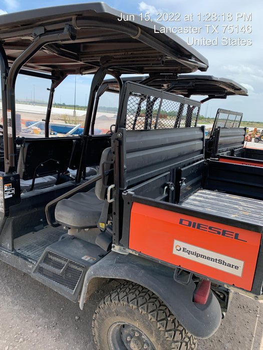 2021 Kubota RTV-X1140W-H Plastic Canopy, Windshield Acrylic Clear, LED Strobe Light, Wire Harness Kit, Back up Alarm