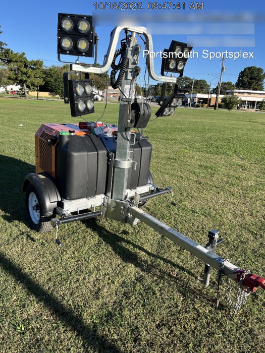 2024 Wanco WLTT-4MM4K Diesel, Deep Sea Controller, Shore Power Plug, Auto Start, (4) 350W LED Floodlights, 4kW Generator, 60 Gal Fuel Tank, 2" Ball, T3