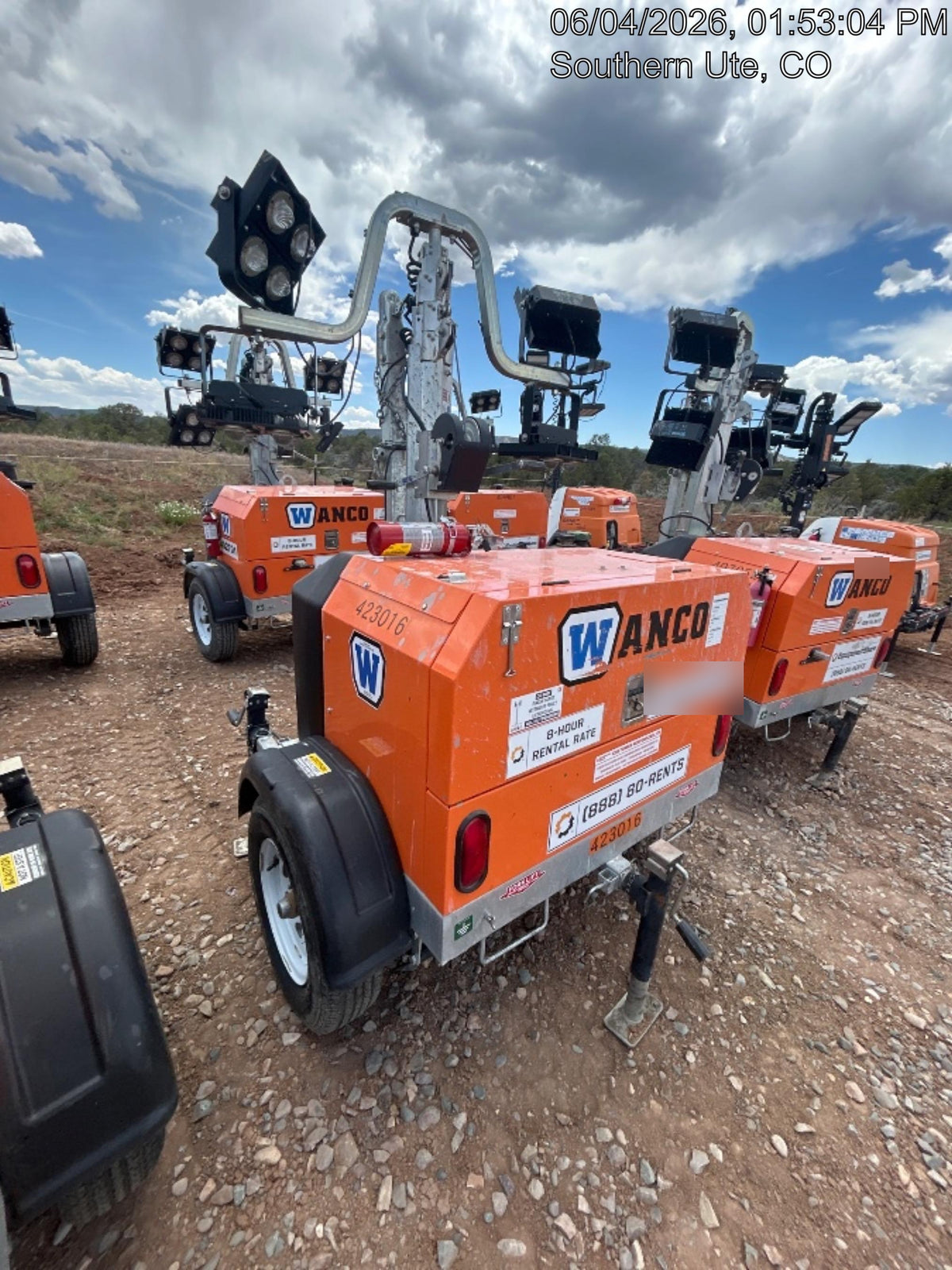 2024 Wanco WLTT-4MM4K Diesel, Deep Sea Controller, Shore Power Plug, Auto Start, (4) 350W LED Floodlights, 4kW Generator, 60 Gal Fuel Tank, 2" Ball, T3