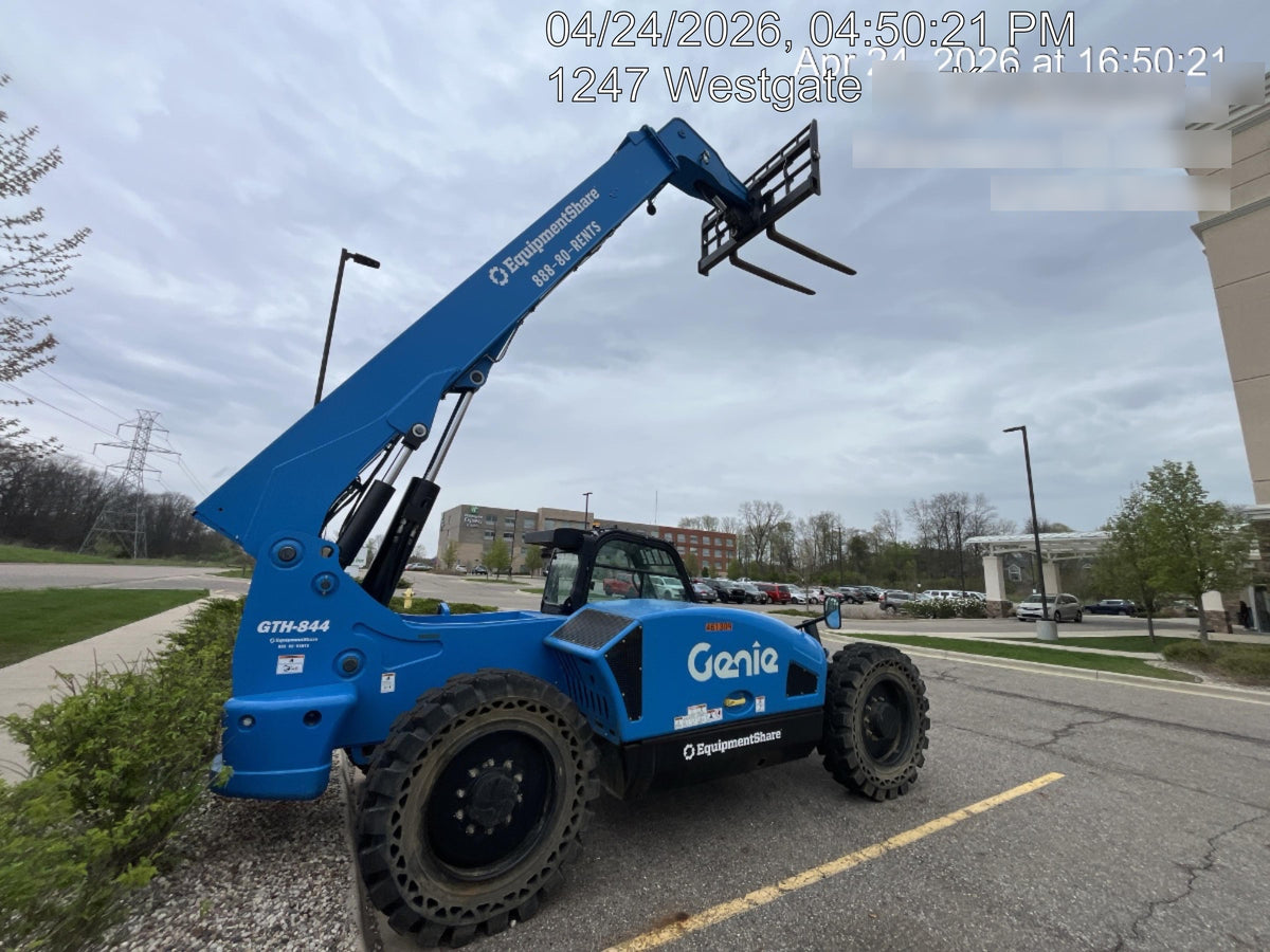 2024 Genie GTH-844 74Hp Dsl, Cab/Heat/Air, Sld Tires, LED WL, Bcn, L Hook, T3 + Access Control