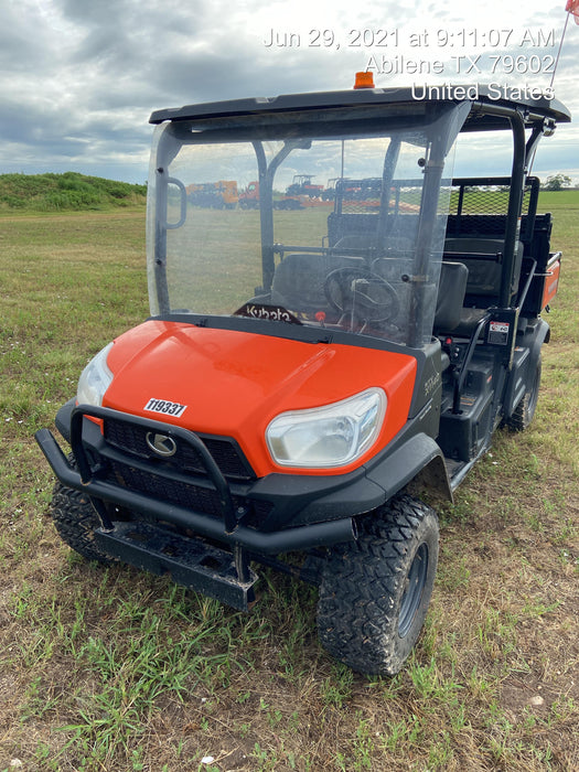 2020 Kubota RTV-X1140W-H Canopy, 4-Seater, Diesel, Windshield Acrylic Clear, LED Strobe, Backup Alarm