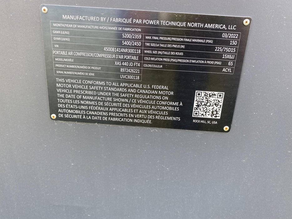 2022 ATLAS COPCO XAS440