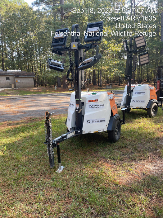 2023 Generac MLT2 Diesel, Flex Switch 120V Input, Powerzone Controller, (4) 320W LED Lights, 4kW Generator, 39.9 Gal Fuel Tank, 2" Ball, T3