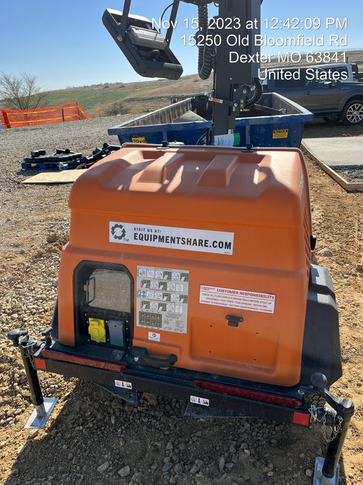 2023 Generac MLT2 Diesel, Flex Switch 120V Input, Powerzone Controller, (4) 320W LED Lights, 4kW Generator, 39.9 Gal Fuel Tank, 2" Ball, T3