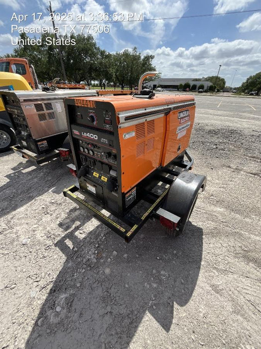 2025 Lincoln Electric LE400 Diesel, Kubota V1505, 22 HP, Trlr, Cable Rack, Light Kit, ES Decals, T3