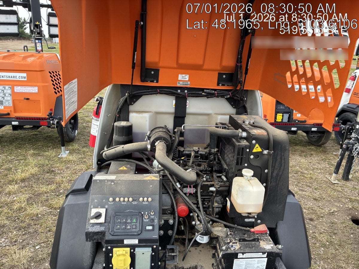 2024 Generac MLT2 Diesel, Flex Switch 120V Input, Powerzone Controller, 
(4) 320W LED Lights, 4kW Generator, 39.9 Gal Fuel Tank, 2" Ball, T3