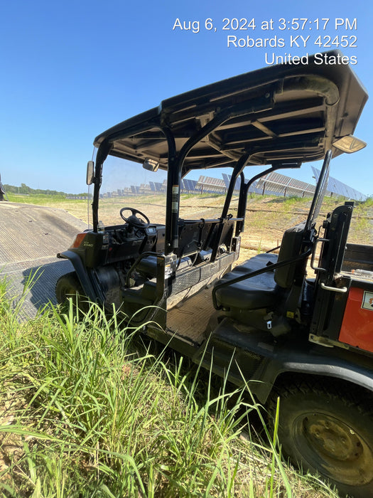 2022 Kubota RTV-X1140W-H Plastic Canopy, Windshield Acrylic Clear, LED Strobe Light, Wire Harness Kit, Back up Alarm