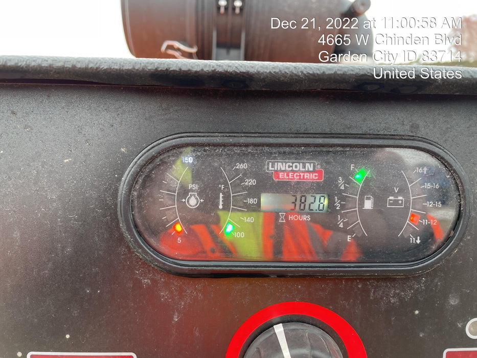 2021 Lincoln Electric Vantage 322 Vantage 322 Ready Pak 3 w/ Decals, ORANGE (includes trailer, cable rack, fender light kit) NO Telematics