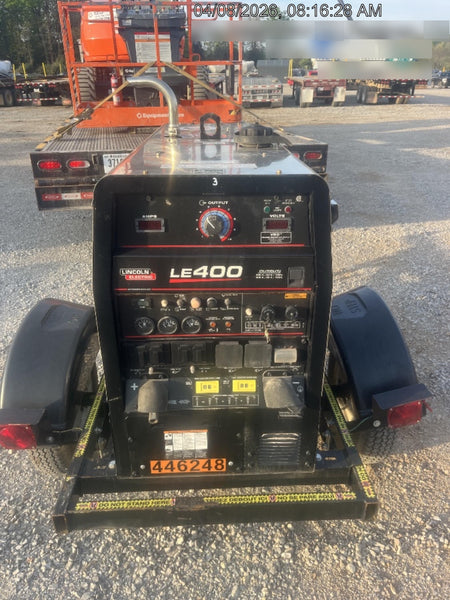 2024 Lincoln Electric LE400 Kubota V1505, Trlr, Cable Rack, Light Kit, ES Decals, T3