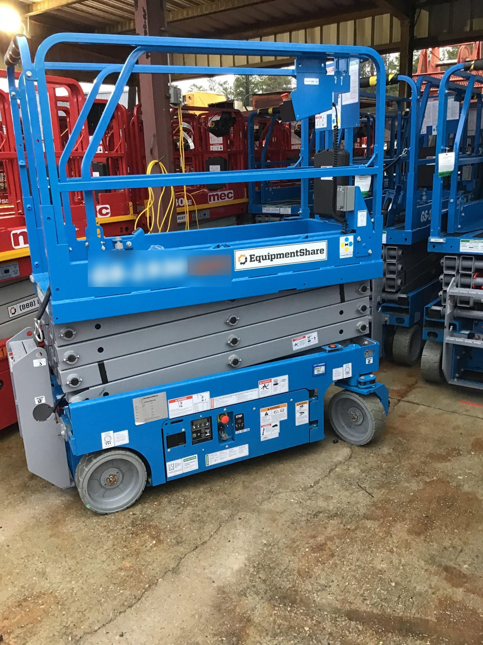 2019 Genie GS-1930 Fixed Rails with Chain Entry