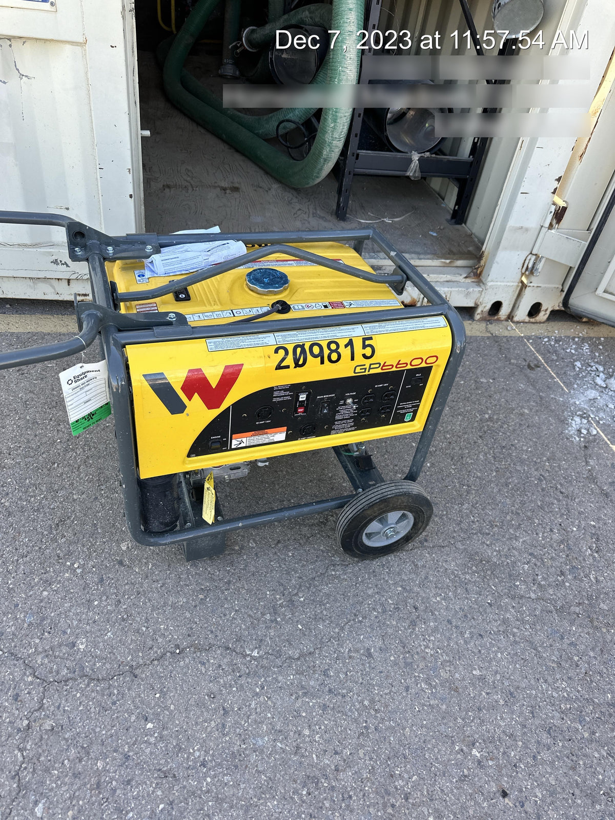 2022 WACKER NEUSON GP6600A