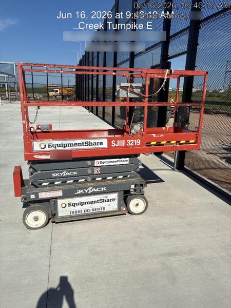 2019 Skyjack SJIII-3219 Standard Options, Trojan Batteries