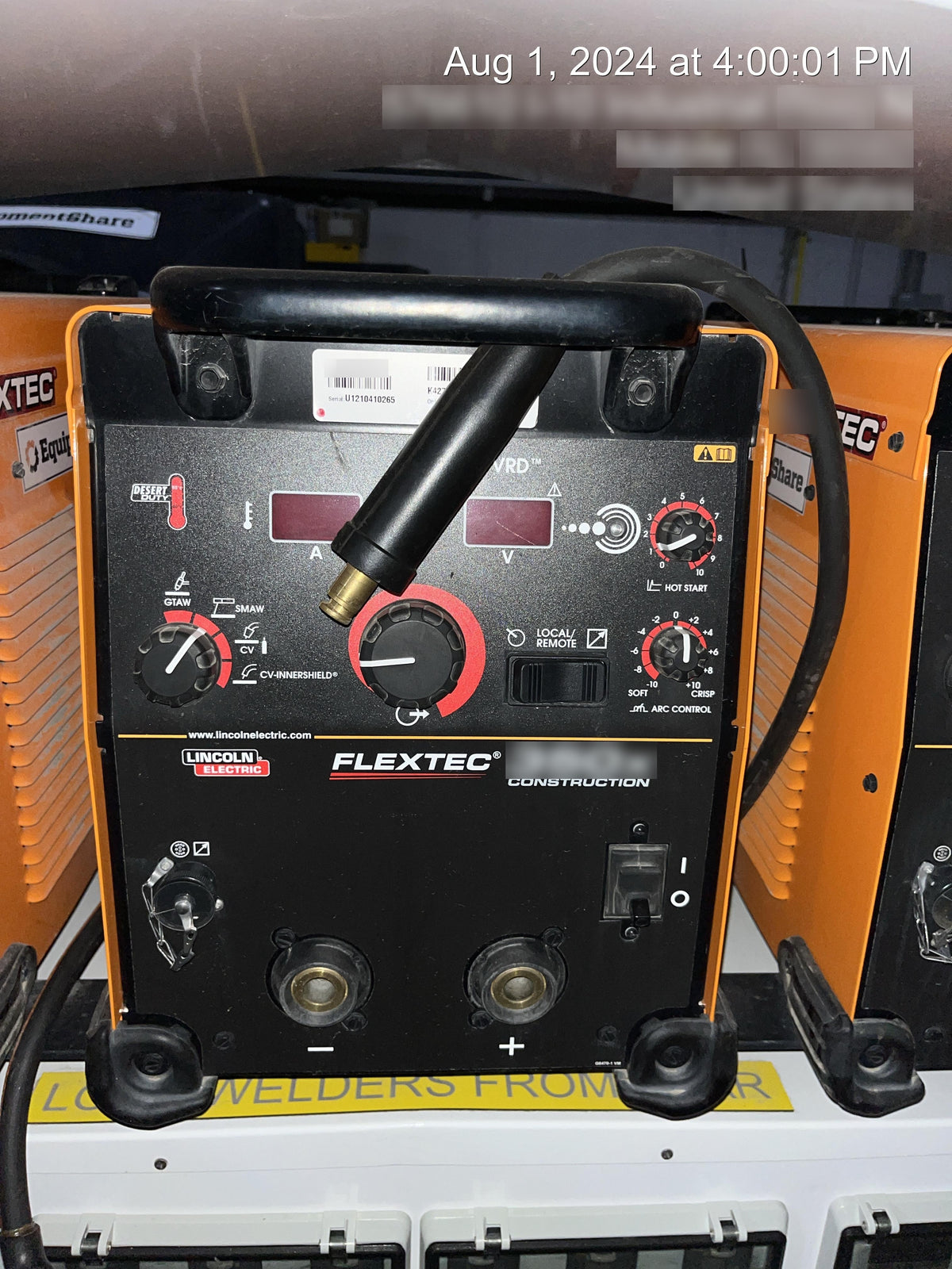 2021 LINCOLN ELECTRIC FLEXTEC 350X