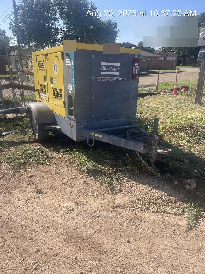 2020 ATLAS COPCO PAS 100 HF CS Enclosed