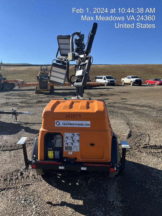 2023 Generac MLT2 Diesel, Flex Switch 120V Input, Powerzone Controller, 
(4) 320W LED Lights, 4kW Generator, 39.9 Gal Fuel Tank, 2" Ball, T3