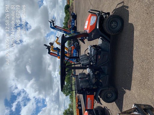 Kubota RTV-X1140W-H Kubota RTVX1140WH 4wd Utility Cart, LED Strobe, Windshield Tempered Glass, Pastic Canopy, Wire Harness Kit, Backup Alarm