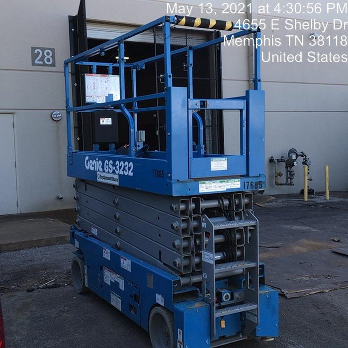 2018 Genie GS-3232 GS-3232 w/Folding rails, Half height swing gate