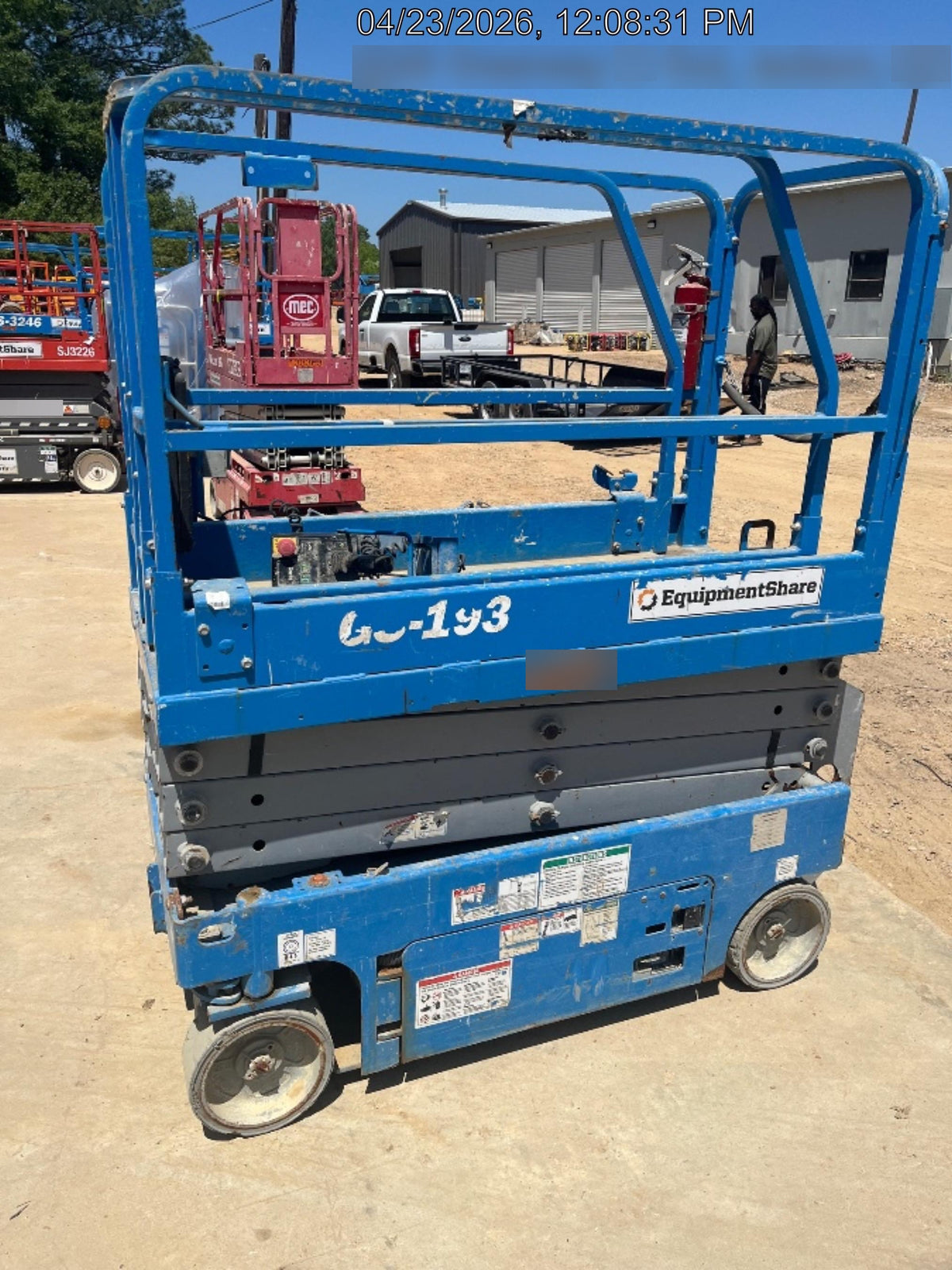 2020 Genie GS-1930 Fixed rails with chain entry gate - Pre A92.20