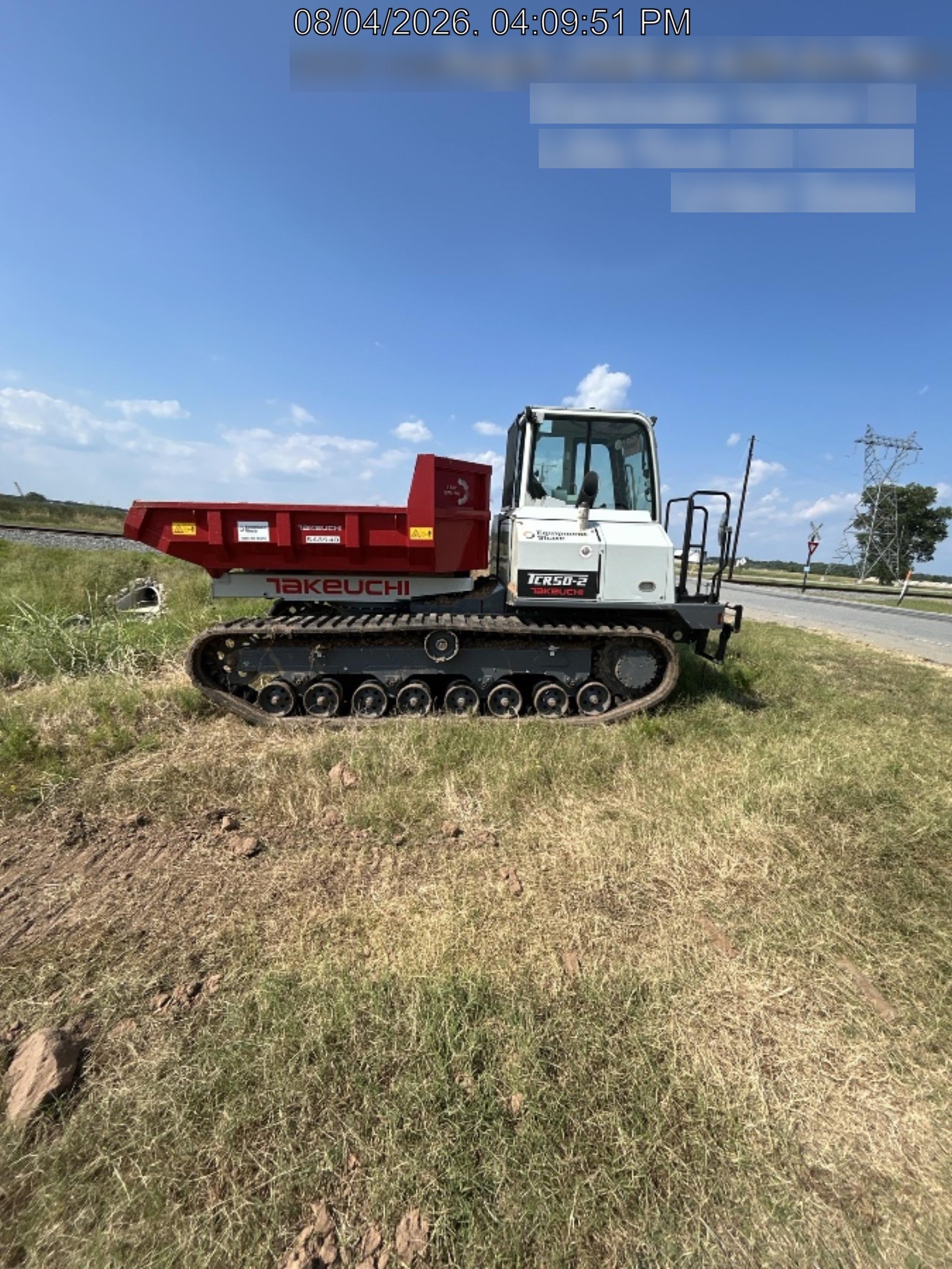 2025 TAKEUCHI TCR 50-2CR