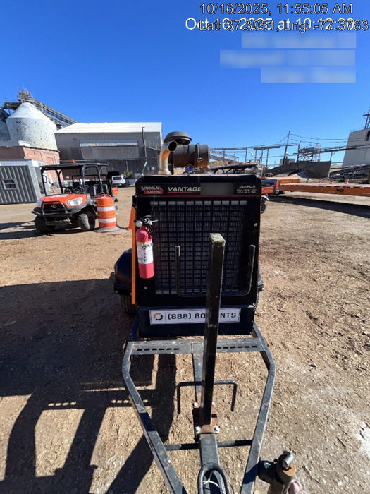 2021 Lincoln Electric Vantage 549X Ready Pak 3, ORANGE (includes trailer, cable rack, fender light kit)