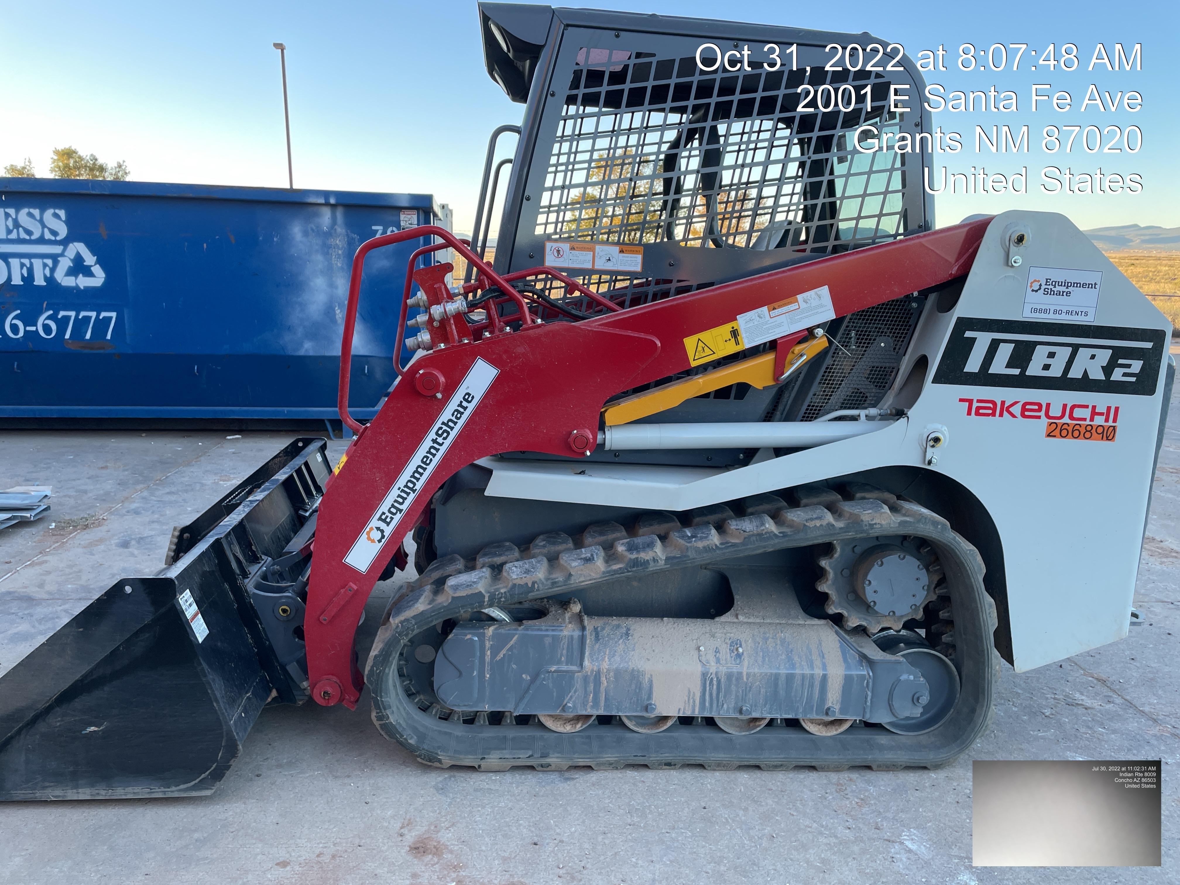 2022 TAKEUCHI TL8R2-R