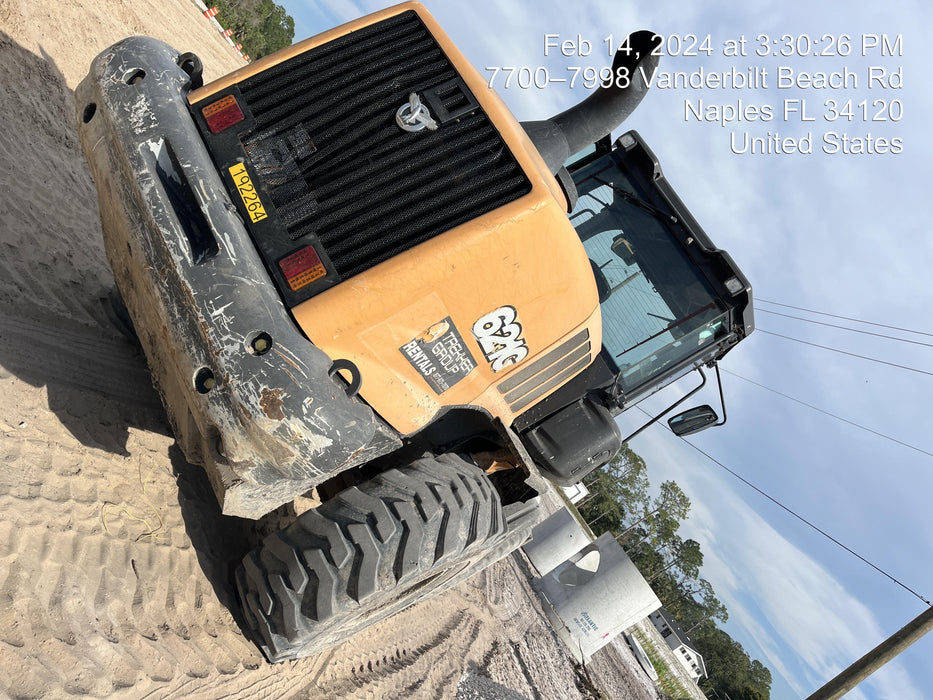 2018 Case 621G CLOSED CAB, 1 FUNCTION, JRB 416 STYLE HYD COUPLER