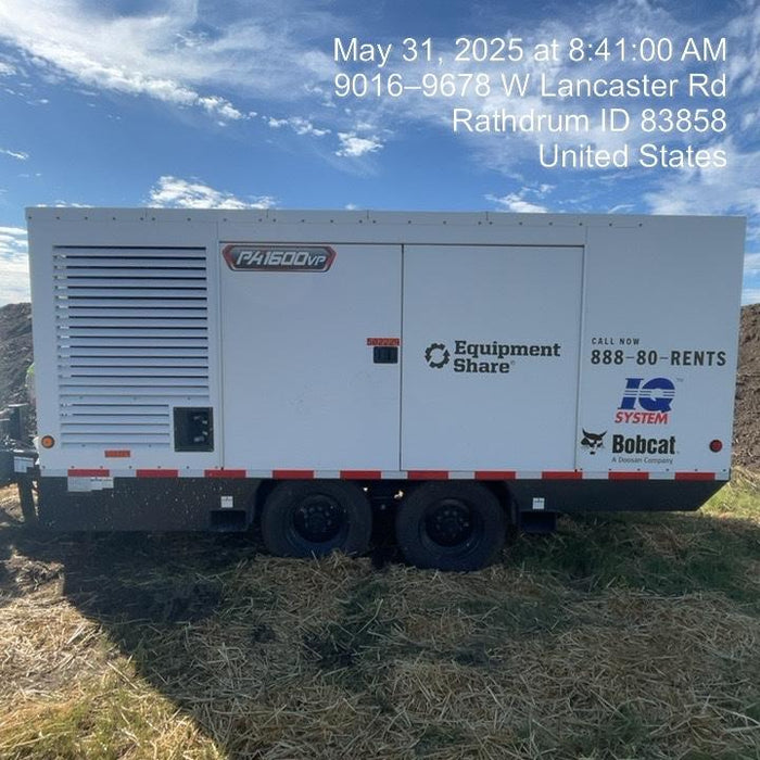 2025 BOBCAT PA1600VPWCU-T4F