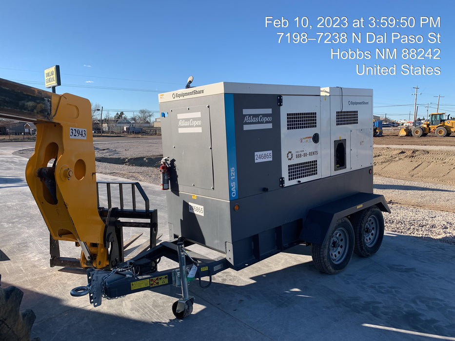 2022 ATLAS COPCO QAS 125