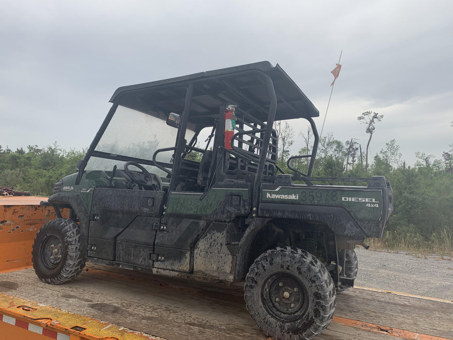 2019 Kawasaki Mule PRO-DXT Movement Alarm, Beacon, Hard Top, ES Track Hardware