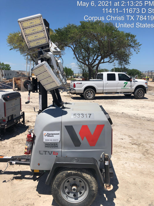 2019 Wacker Neuson LTV6K-LED LED Light Towers
