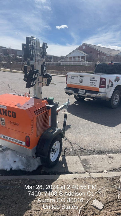 2023 Wanco WLTT-4MM4K Diesel, Deep Sea Controller, Shore Power Plug, Auto Start, (4) 350W LED Floodlights, 4kW Generator, 60 Gal Fuel Tank, 2" Ball, T3