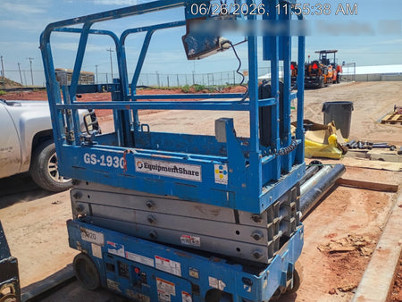 2020 Genie GS-1930 Solid Non Marking Tires, Beacon, Folding rails with half height swing gate