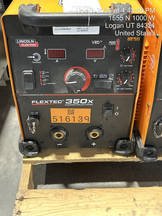 2025 LINCOLN ELECTRIC FLEXTEC 350X