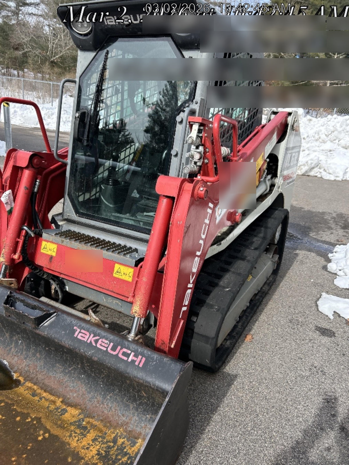 2020 Takeuchi TL6CR Cab/Heat/Air, Hydraulic QC