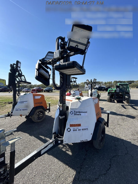 2023 Generac MLT2 Diesel, Flex Switch 120V Input, Powerzone Controller, (4) 320W LED Lights, 4kW Generator, 39.9 Gal Fuel Tank, 2" Ball, T3