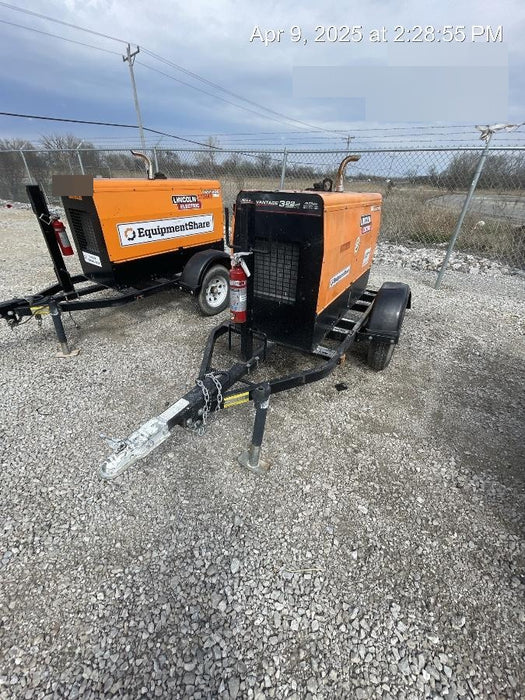 2021 Lincoln Electric Vantage 322 Vantage 322 Ready Pak 3 w/ Decals, ORANGE (includes trailer, cable rack, fender light kit) NO Telematics