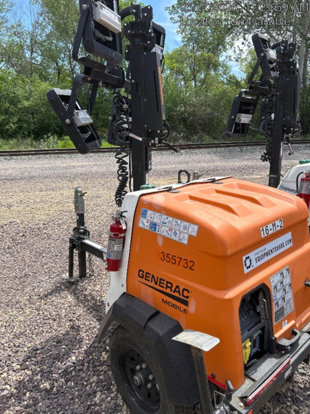 2023 Generac MLT2 Diesel, Flex Switch 120V Input, Powerzone Controller, 
(4) 320W LED Lights, 4kW Generator, 39.9 Gal Fuel Tank, 2" Ball, T3