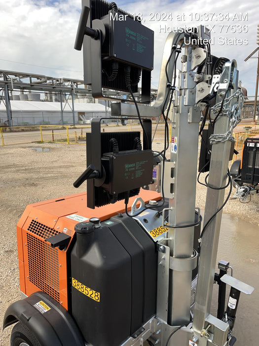 2024 Wanco WLTT-4MM4K Diesel, Deep Sea Controller, Shore Power Plug, Auto Start, (4) 350W LED Floodlights, 4kW Generator, 60 Gal Fuel Tank, 2" Ball, T3