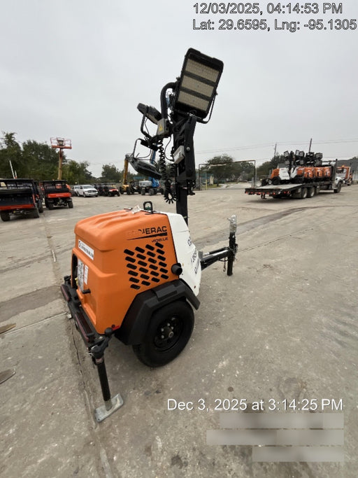 2023 Generac MLT2 Diesel, Flex Switch 120V Input, Powerzone Controller, (4) 320W LED Lights, 4kW Generator, 39.9 Gal Fuel Tank, 2" Ball, T3