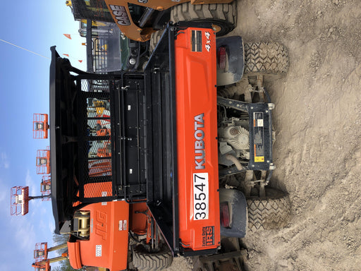 Kubota RTV-X1140W-H 4wd Utility Cart, LED Strobe, Windshield Tempered Glass, Plastic Canopy, Wire Harness Kit, Backup Alarm